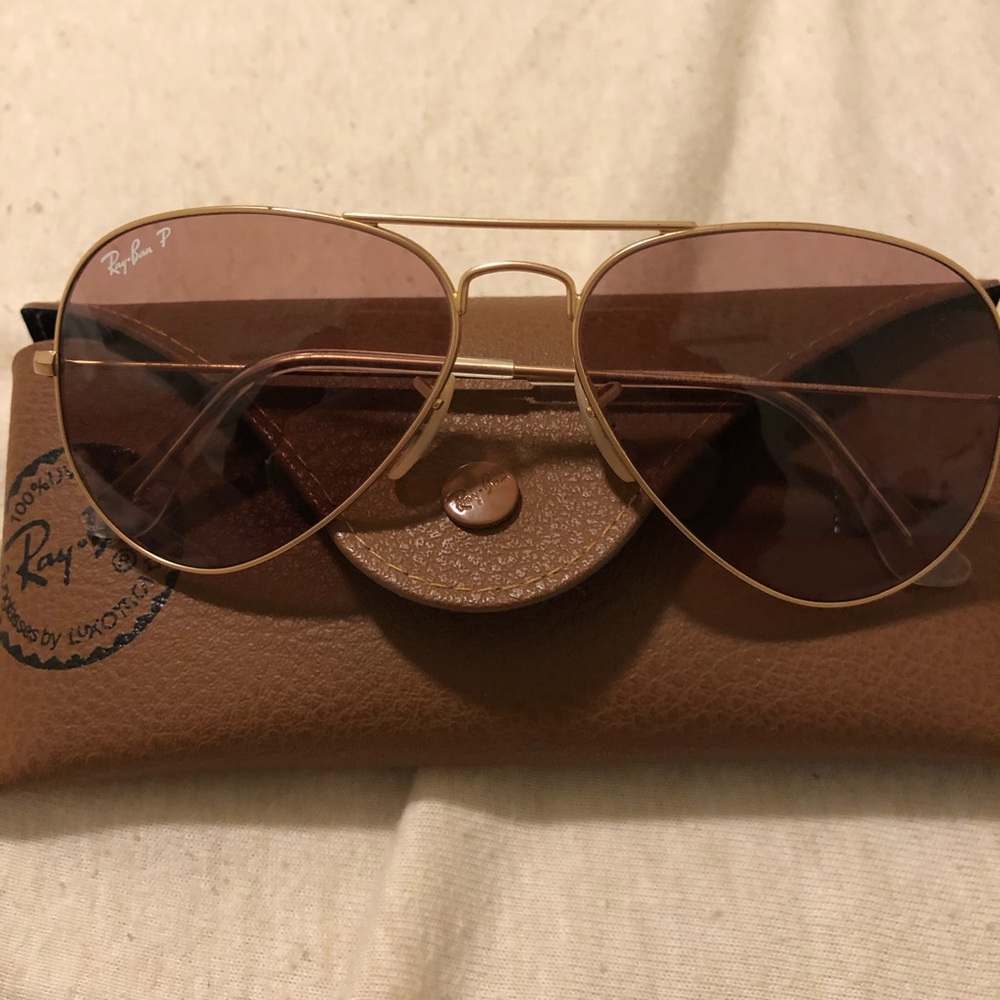 Polarized Rayban Aviators
